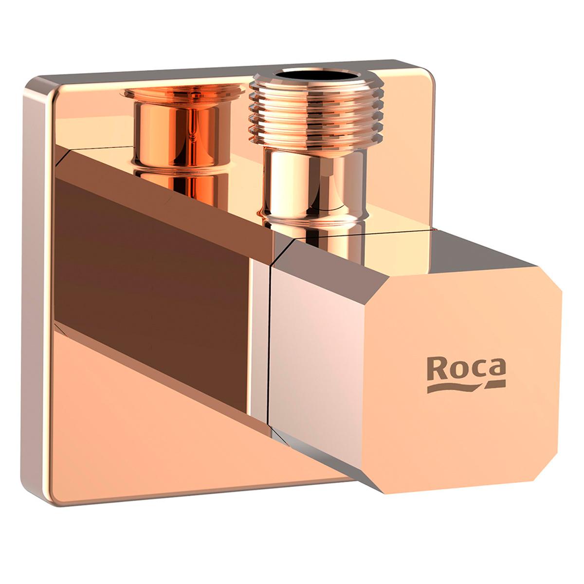Llave De Paso Cuadrado - Oro Rosa