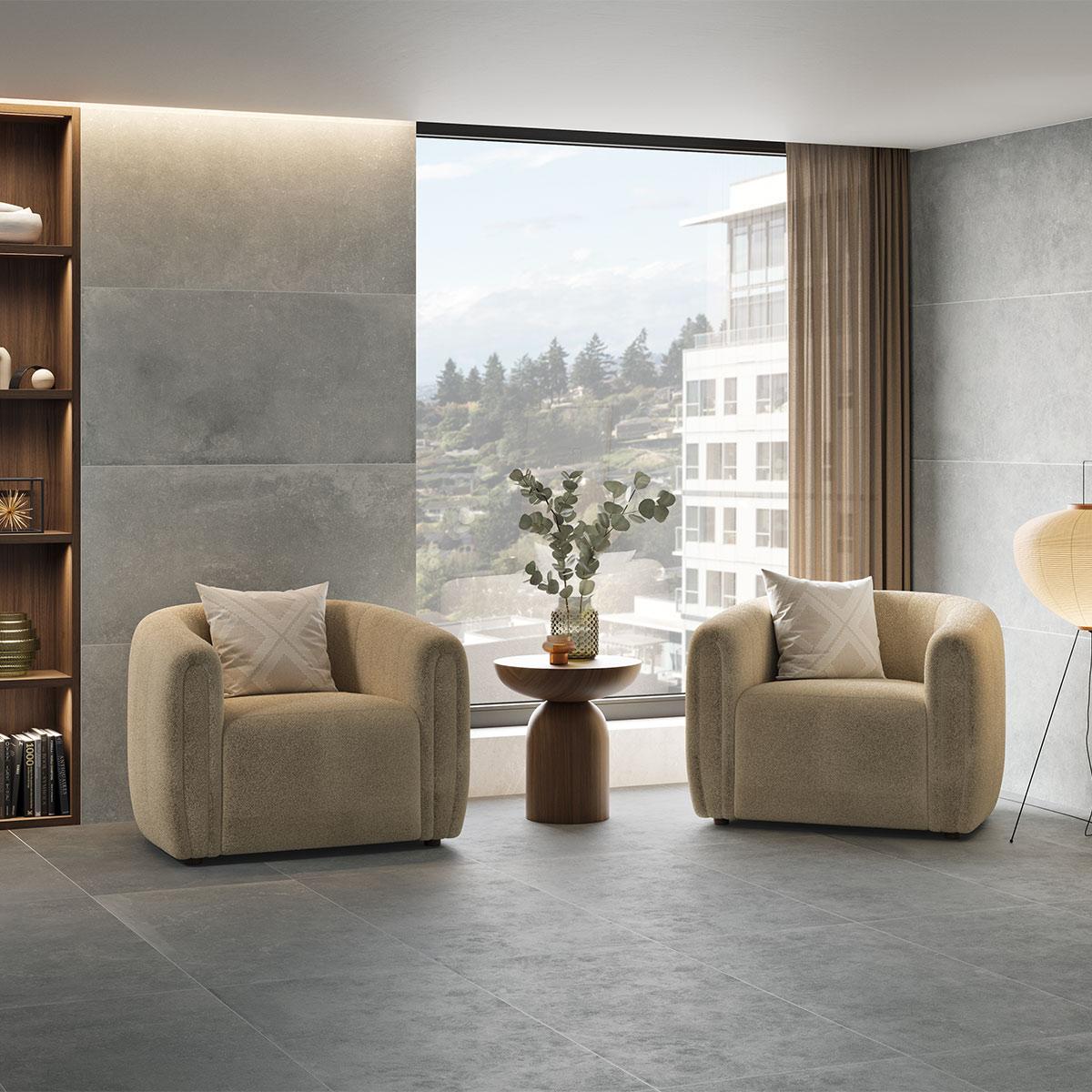 Mayólica Arduin Gris Mate - 30X90 cm - 1.08 m2