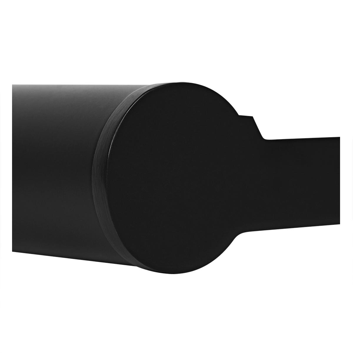 Porta Rollo Martini Para Baño Mate - Negro