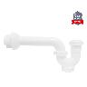 Trampa Pvc Canopla Conector A La Pared 1 1/2"