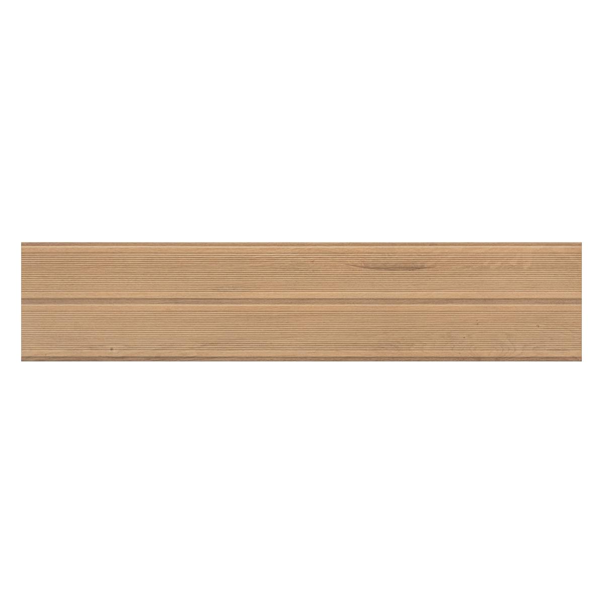 Porcelanato Bali Deck Camel Mate Rectificado - 19 x 90 cm - 1.54 m2
