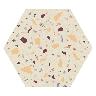 Porcelanato Confete Hexa Blanco Mix Natural Rectificado - 17.4 x 17.4 cm - 1.96 m2