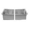 Lavadero Tramontina Quadrum Cub Scotch Ac/Inox 2 Poz 77X46Cm