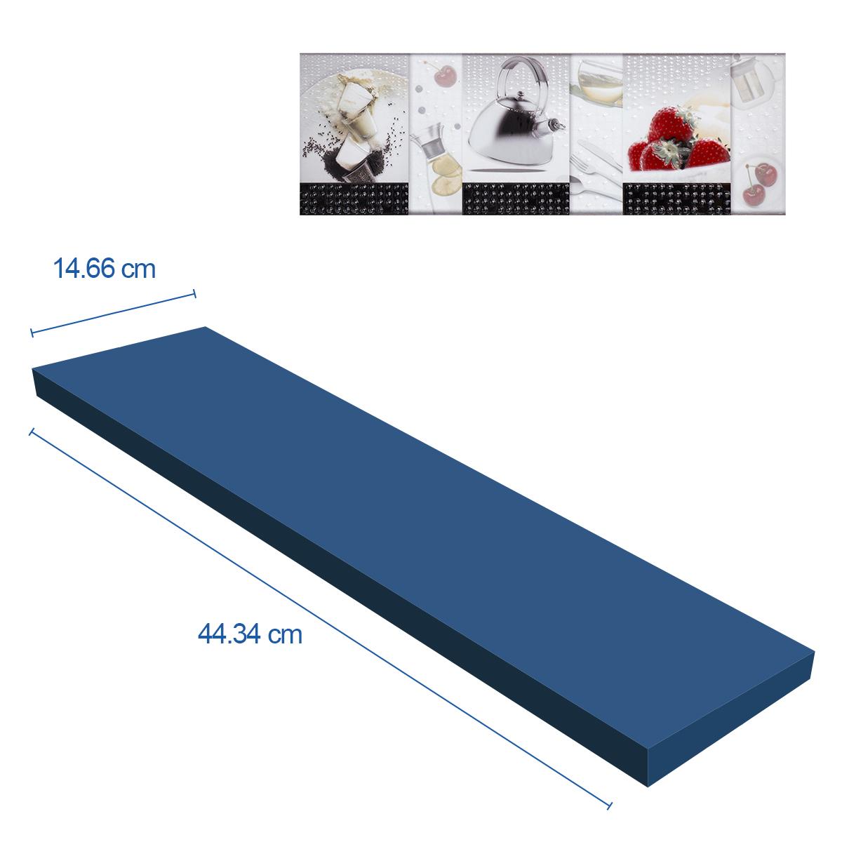 Listelo Tentación Blanco Brillante - 44.34X14.66 cm - 1 pza