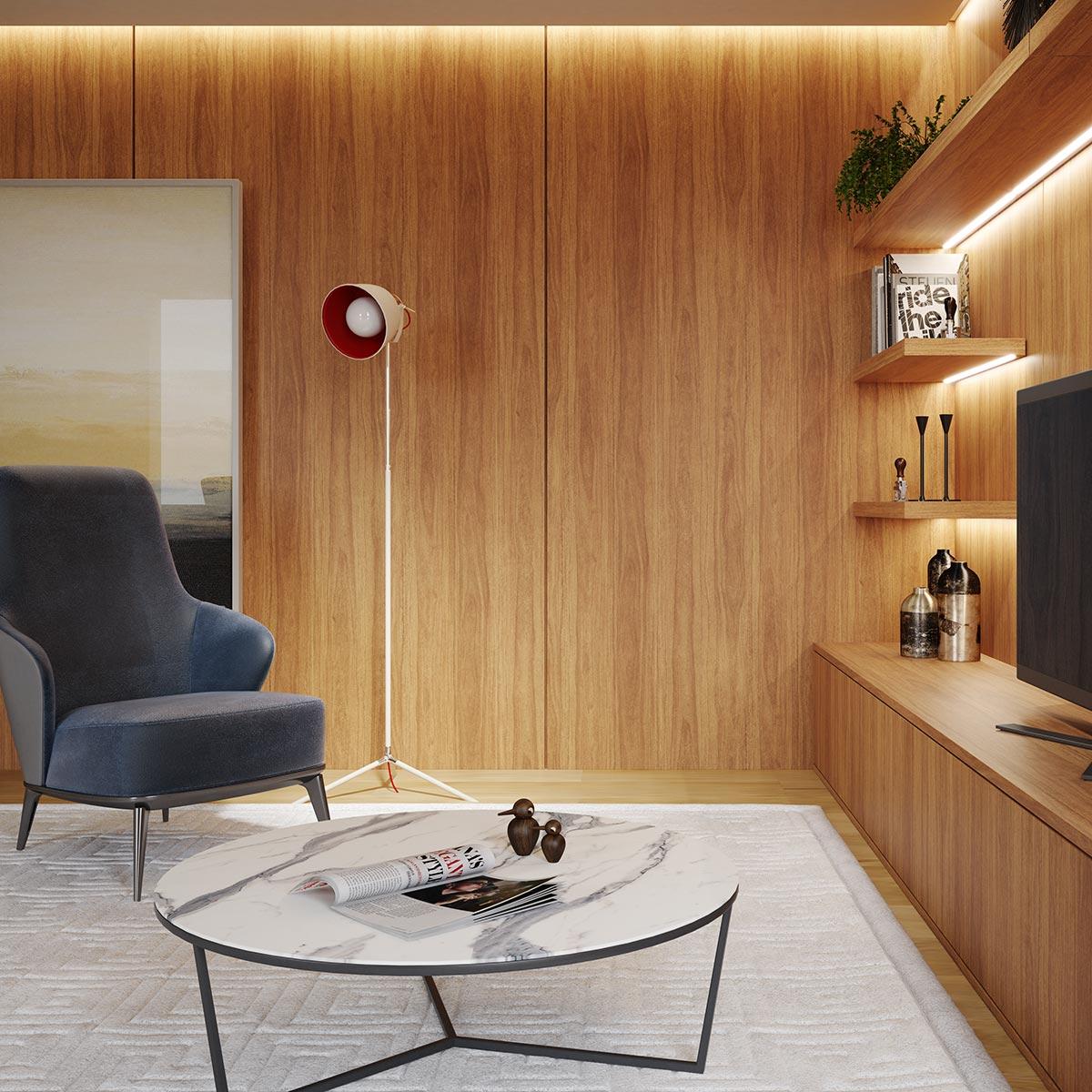 Piso Laminado Nature Cumaru Raiz AC4 Beige Mate - 18.7X134 cm - 2.50 m2