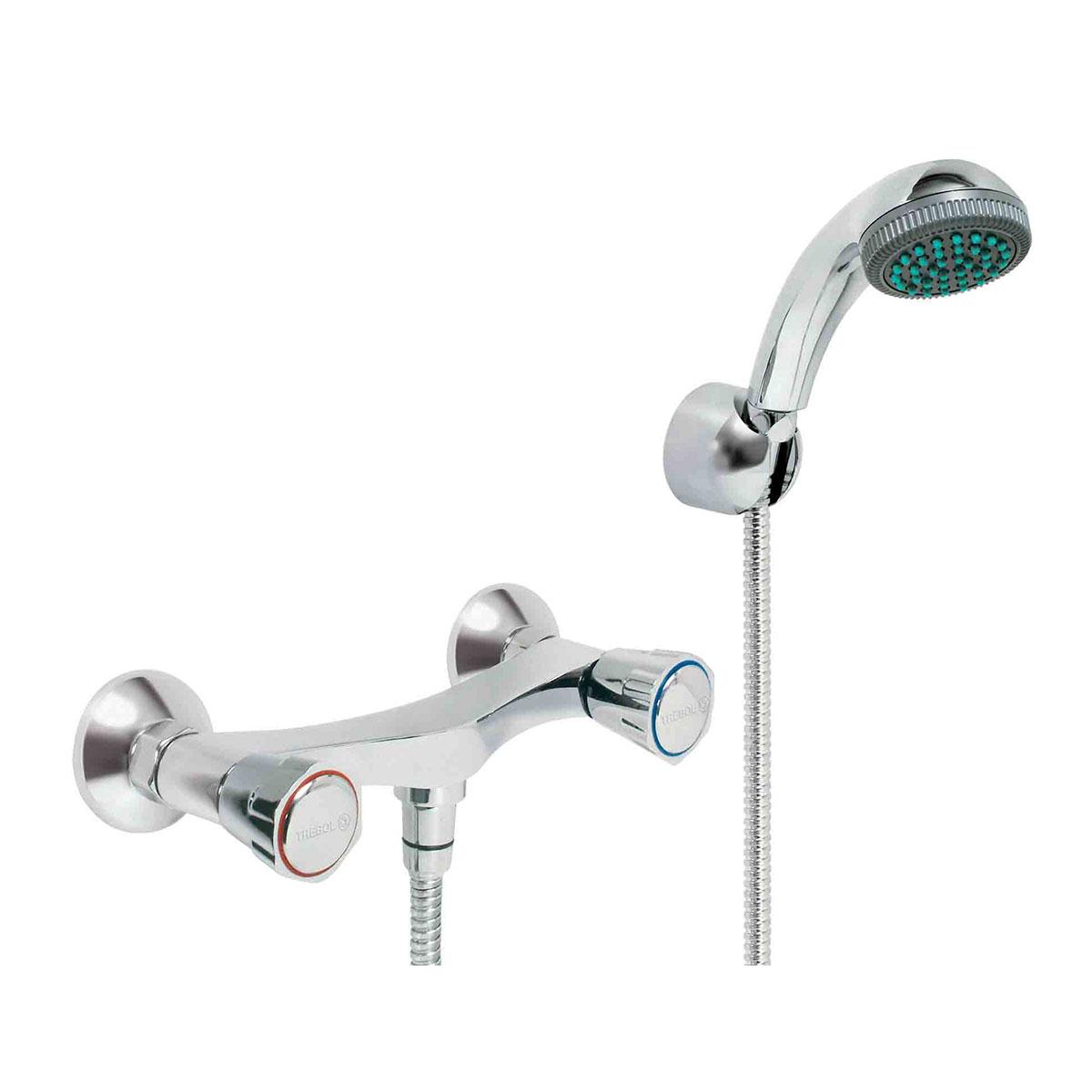 Mezcladora Eco Para Ducha Plateado