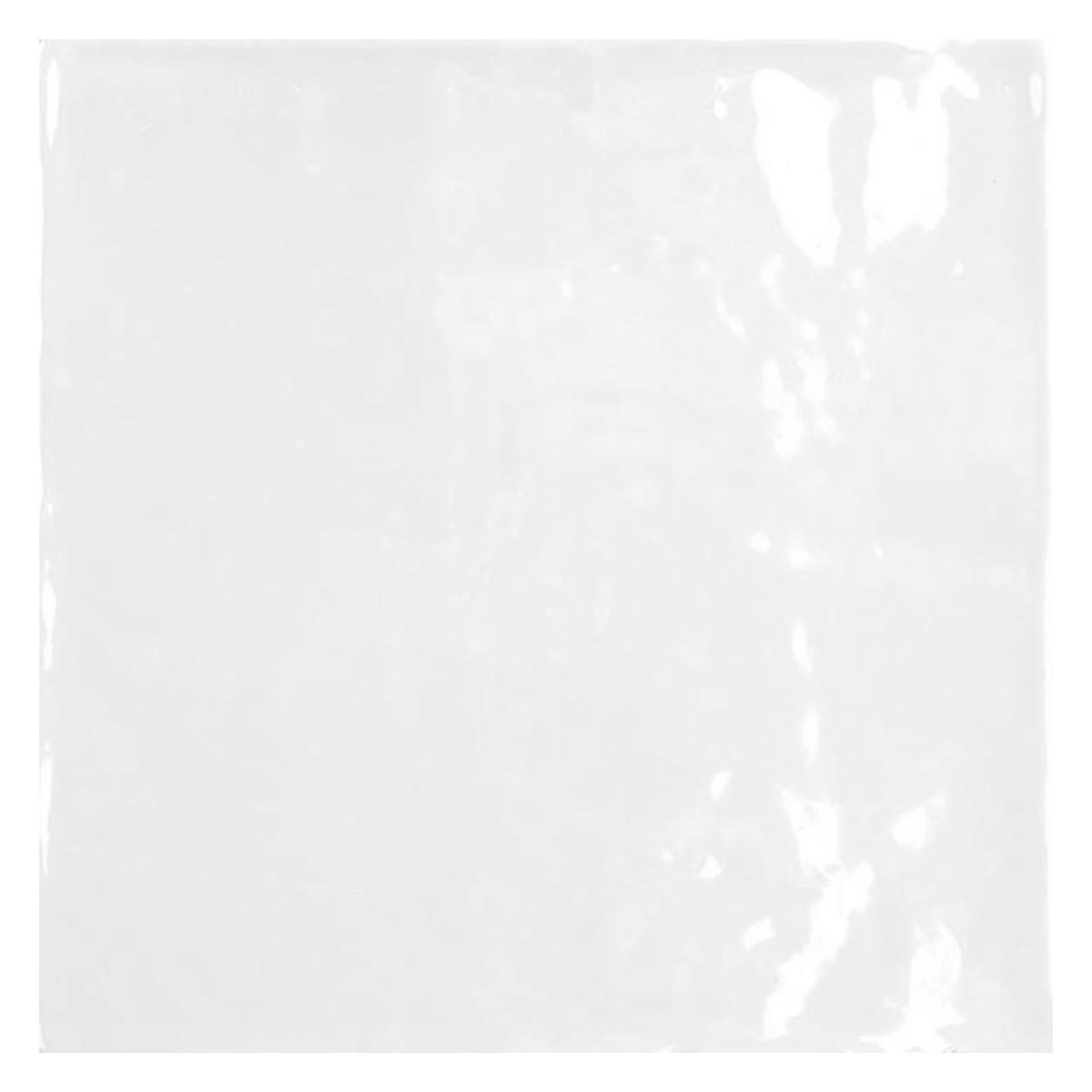 Mayólica Vintage Blanco Brillante - 13X13 cm
