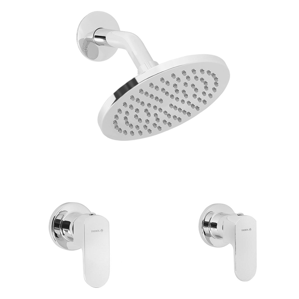 Mezcladora Oxford Para Ducha - Plateado