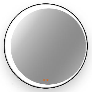 Espejo Eclipse 90 Con Luz Led - Negro