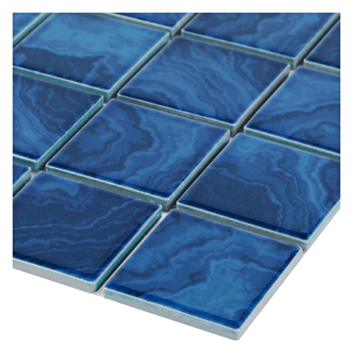 Porcelanato Caribbean Celeste Brillante - 30.6X30.6 cm - 1.87 m2