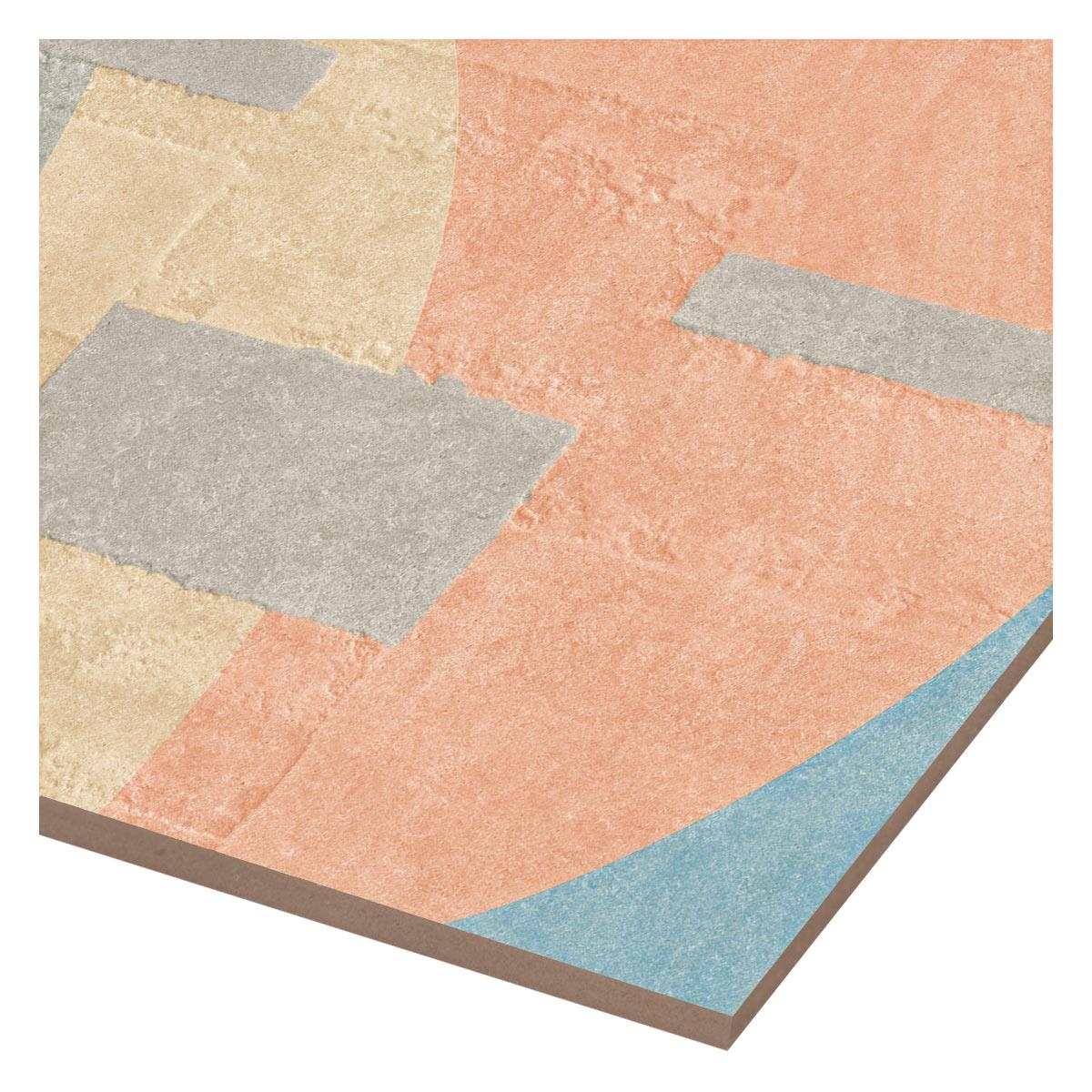 Porcelanato Community Decor Multicolor Mate - 80X80 cm - 1.92 m2