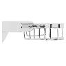 Jabonera Para Baño Rain Brillante