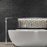 Porcelanato Chaplin Negro Natural - 118X20 cm - 1.33 m2