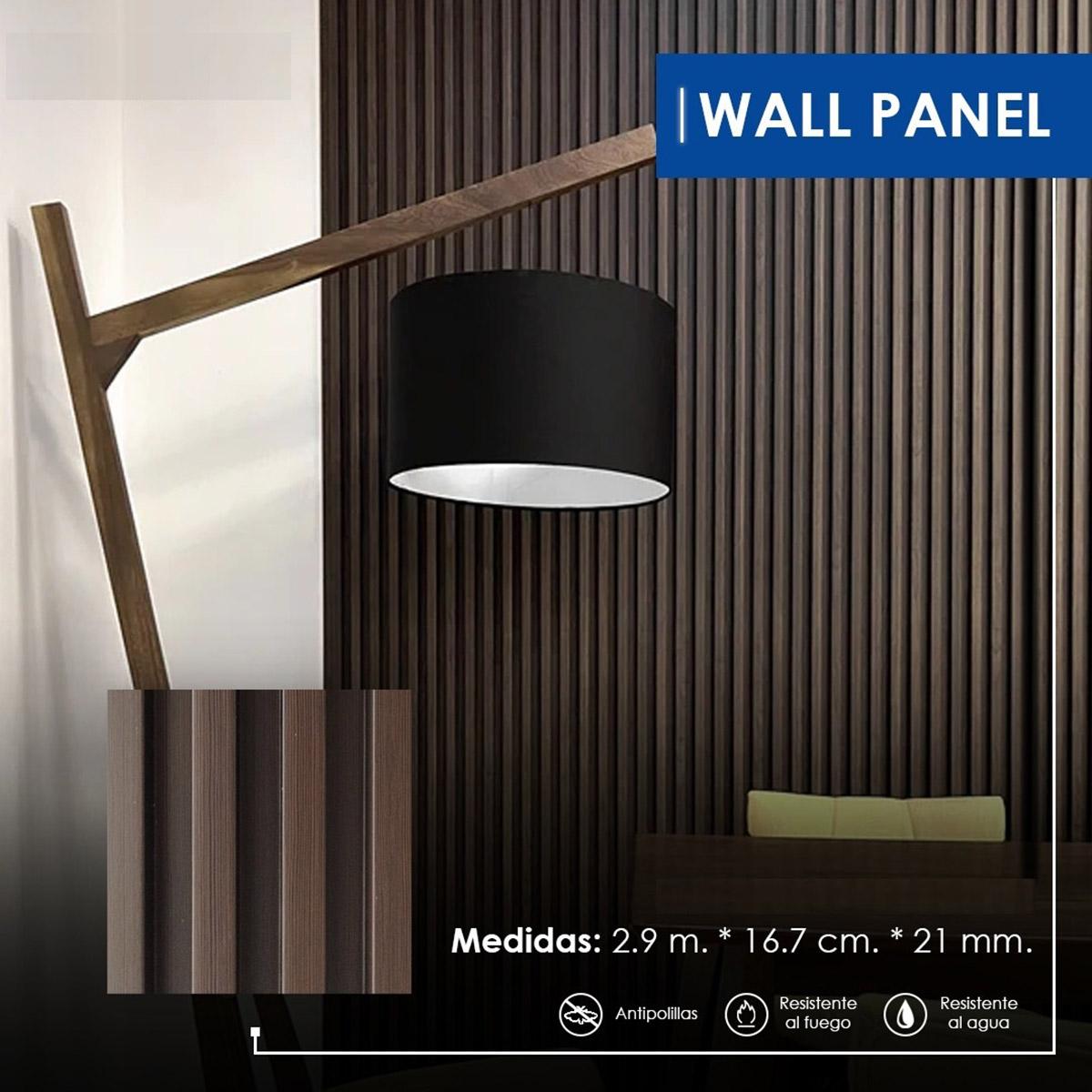 Wallpanel Wengue Oak Marrón Oscuro - 16.7X290 cm