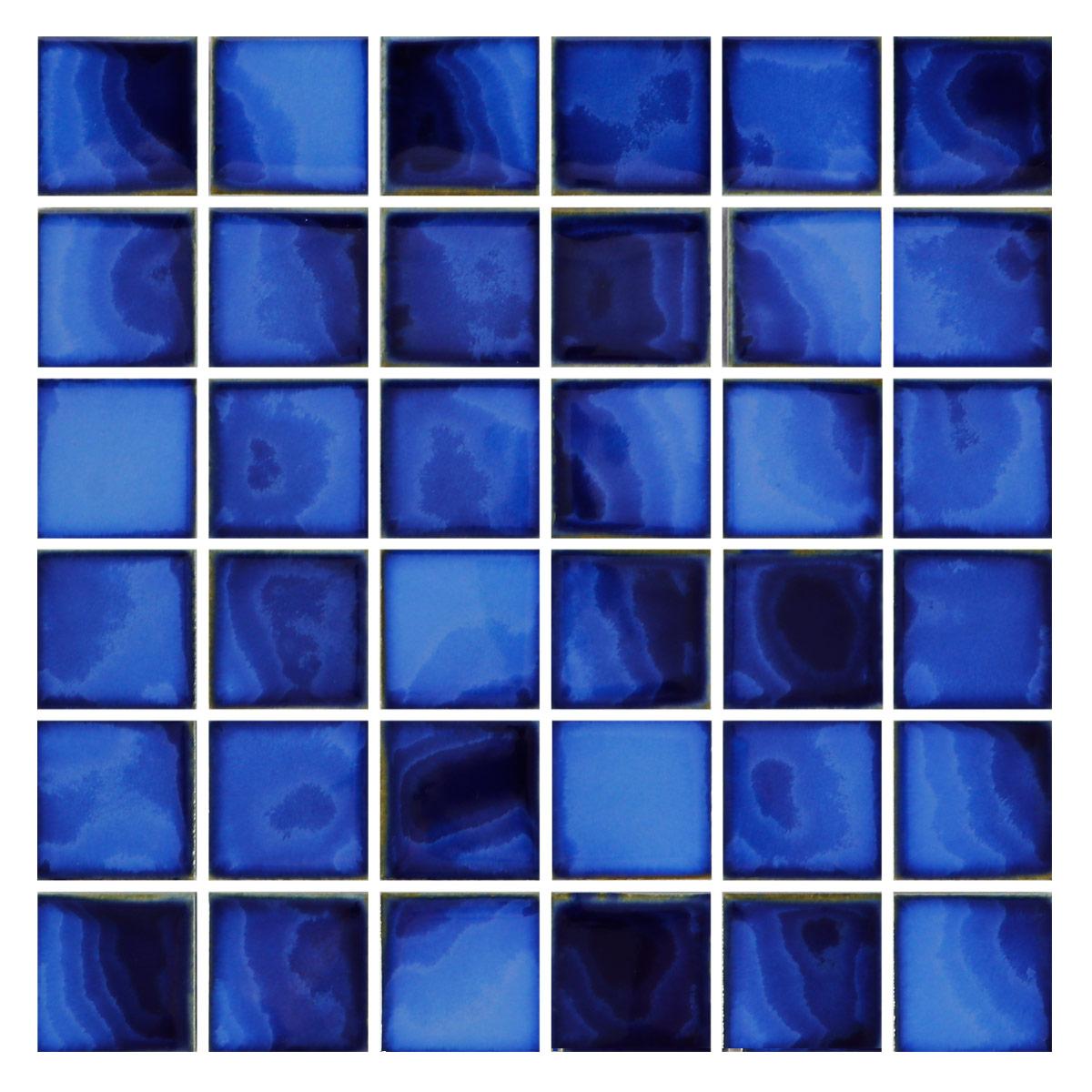 Porcelanato Caribbean Azul Brillante - 30.6X30.6 cm - 1.87 m2