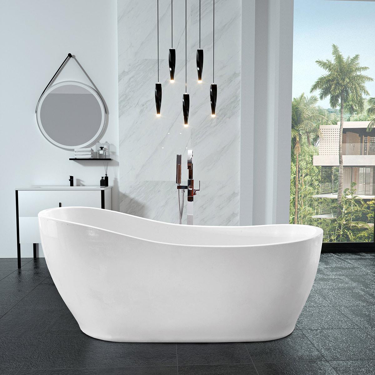 Tina Freestanding Danesa - Blanco