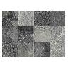 Gres Porcelánico Ardosia Black Mesh Mate - 10 x 10 cm - 1.92 m2