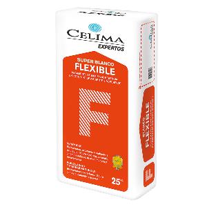 CHEMAYOLIC PEGAMENTO BLANCO FLEXIBLE 25KG - CHEMA –