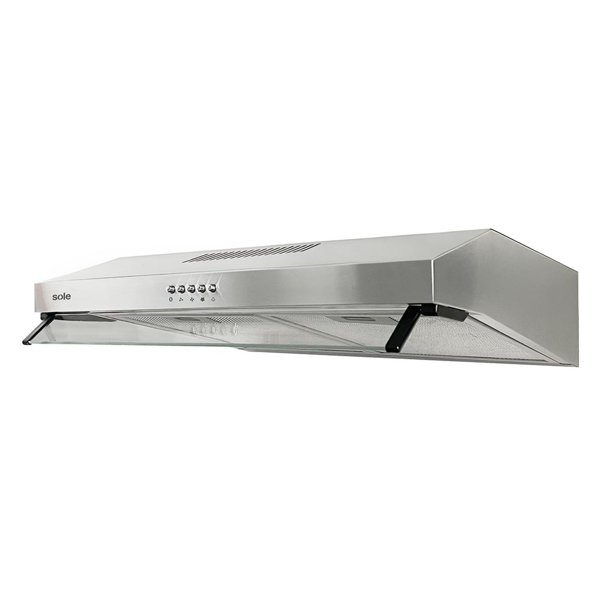 Campana Sole Roma 60Cm 1 Motor Ture15Cov2 Acero Inox