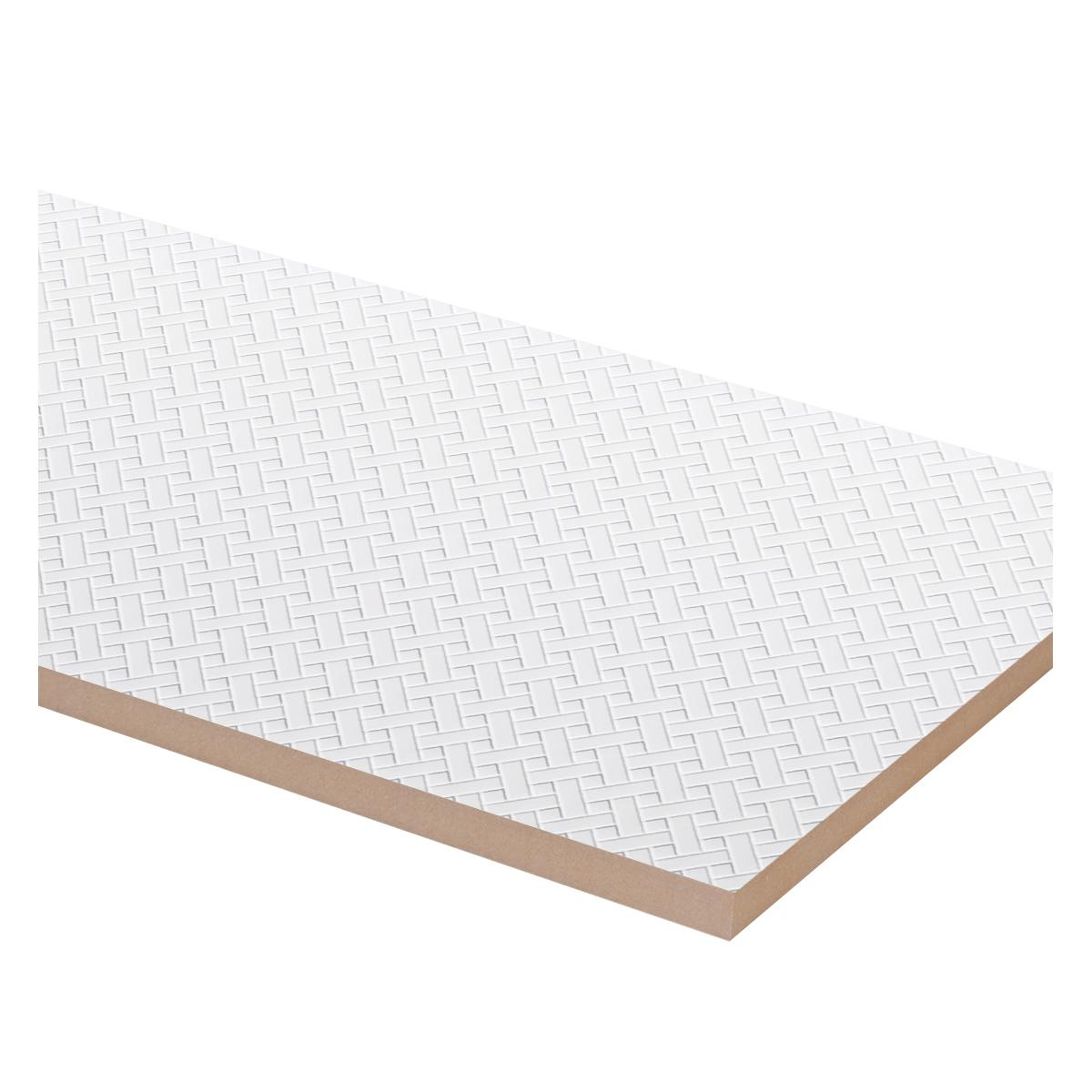 Porcelanato Trilica White Mate - 32x100 - 1.28 m2