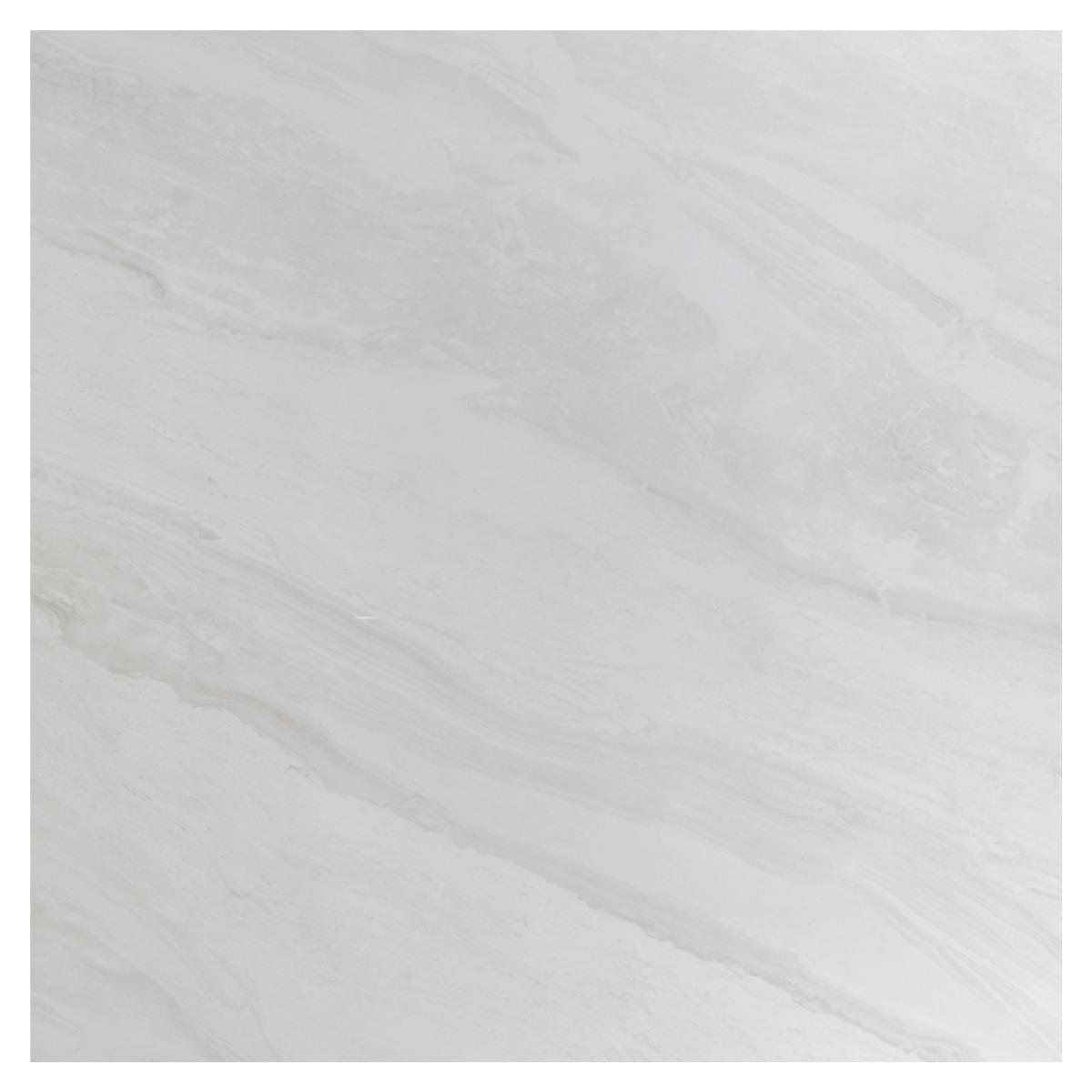 Porcelanato Marmol Blanco Pulido - 80X80 cm - 1.92 m2