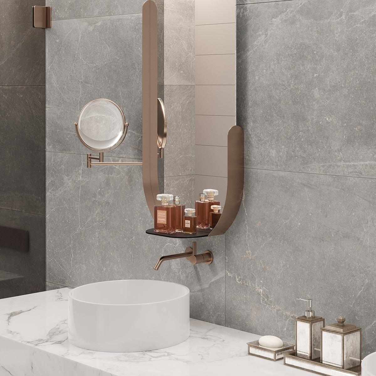 Mayólica Bluemix Gris Mate - 40X120 cm - 1.44 m2