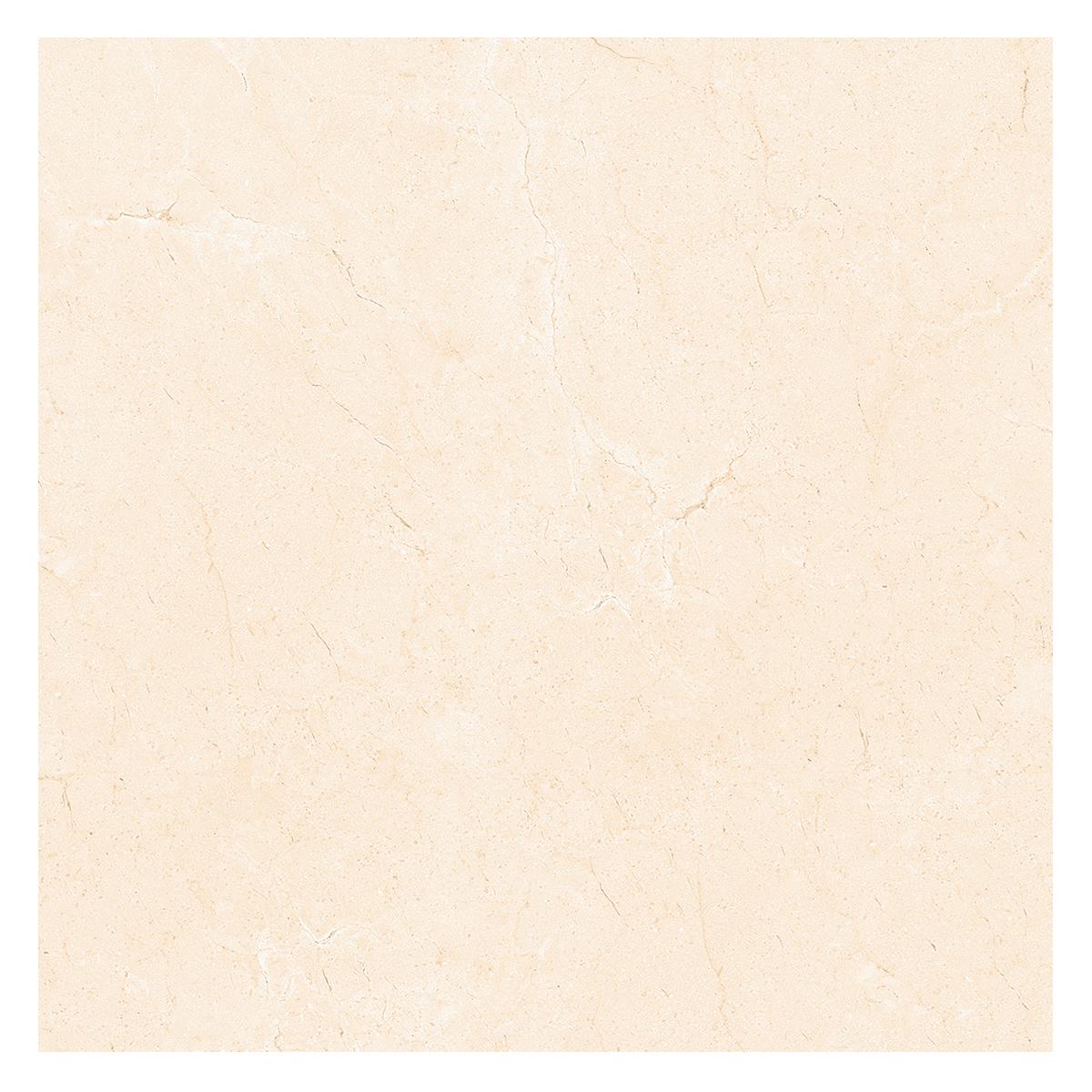 Porcelanato Marbled Beige Brillante - 60X60 cm - 1.44 m2