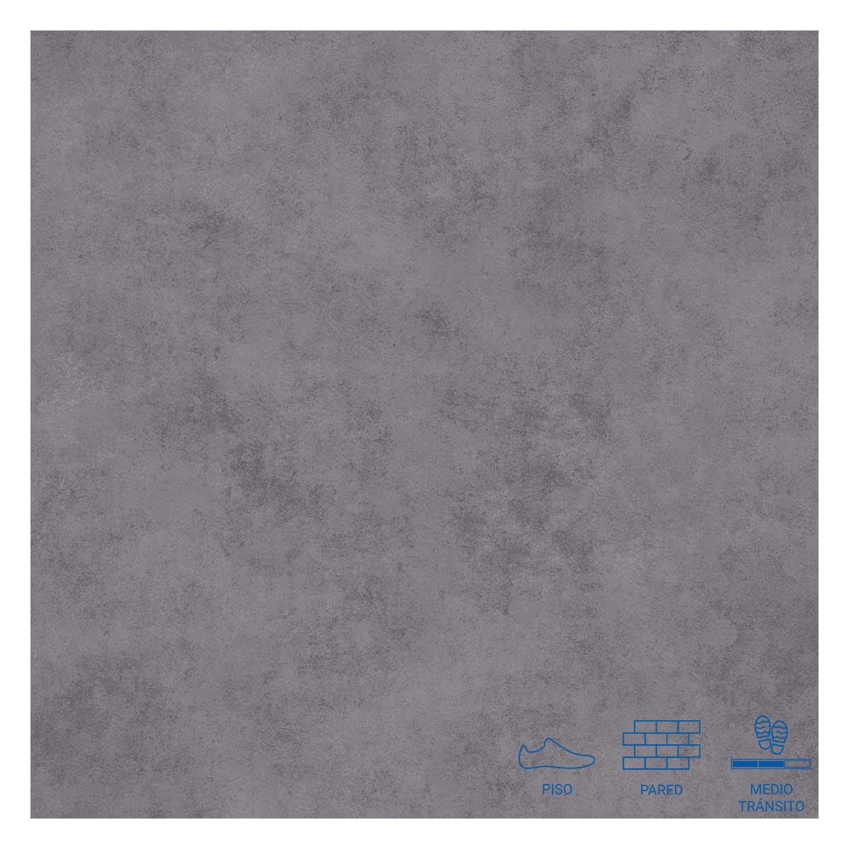 Piso Terre II RLSO Grafito - 60 x 60 cm - 1.80 m2