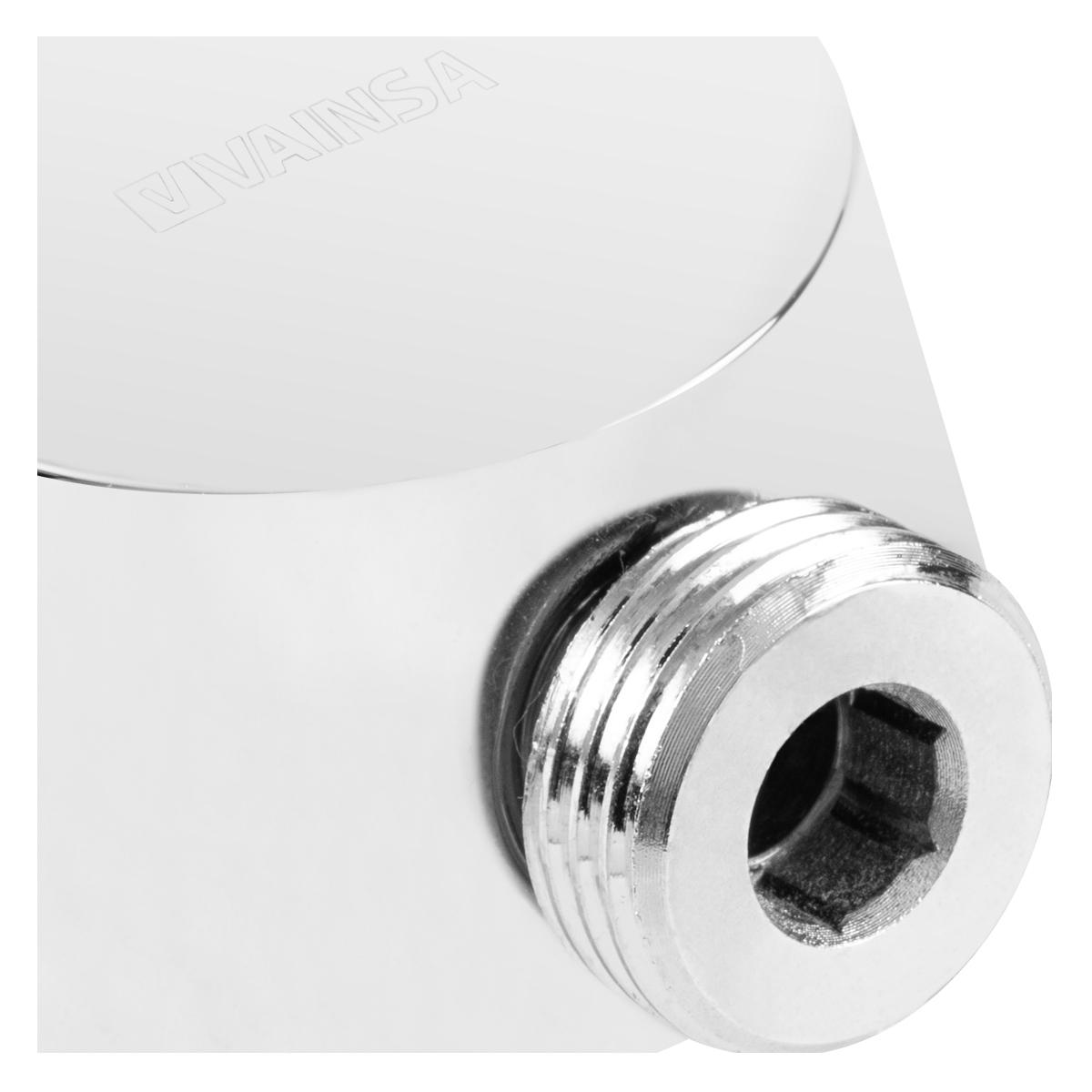Conexión Angular de 1/2" Cromo p/ducha telef. O bidet