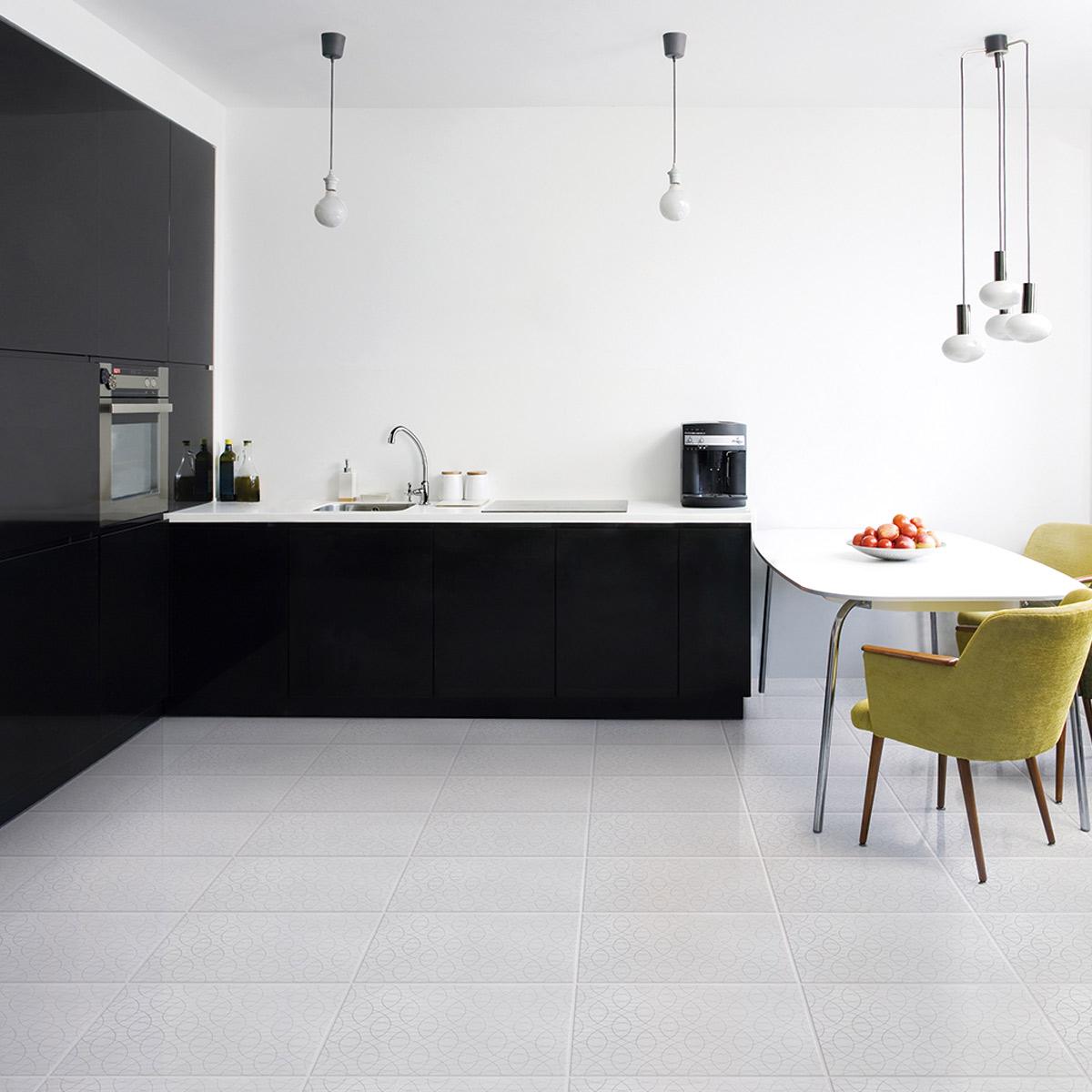 Piso Piave Dec Blanco Brillante - 45 x 45 cm - 2.23 m2