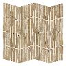 Mosaico Gravity Aluminium Wave Dorado Brillante - 28.9x30.2 cm