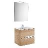 Mueble Para Baño Victoria Con Espejo - Roble