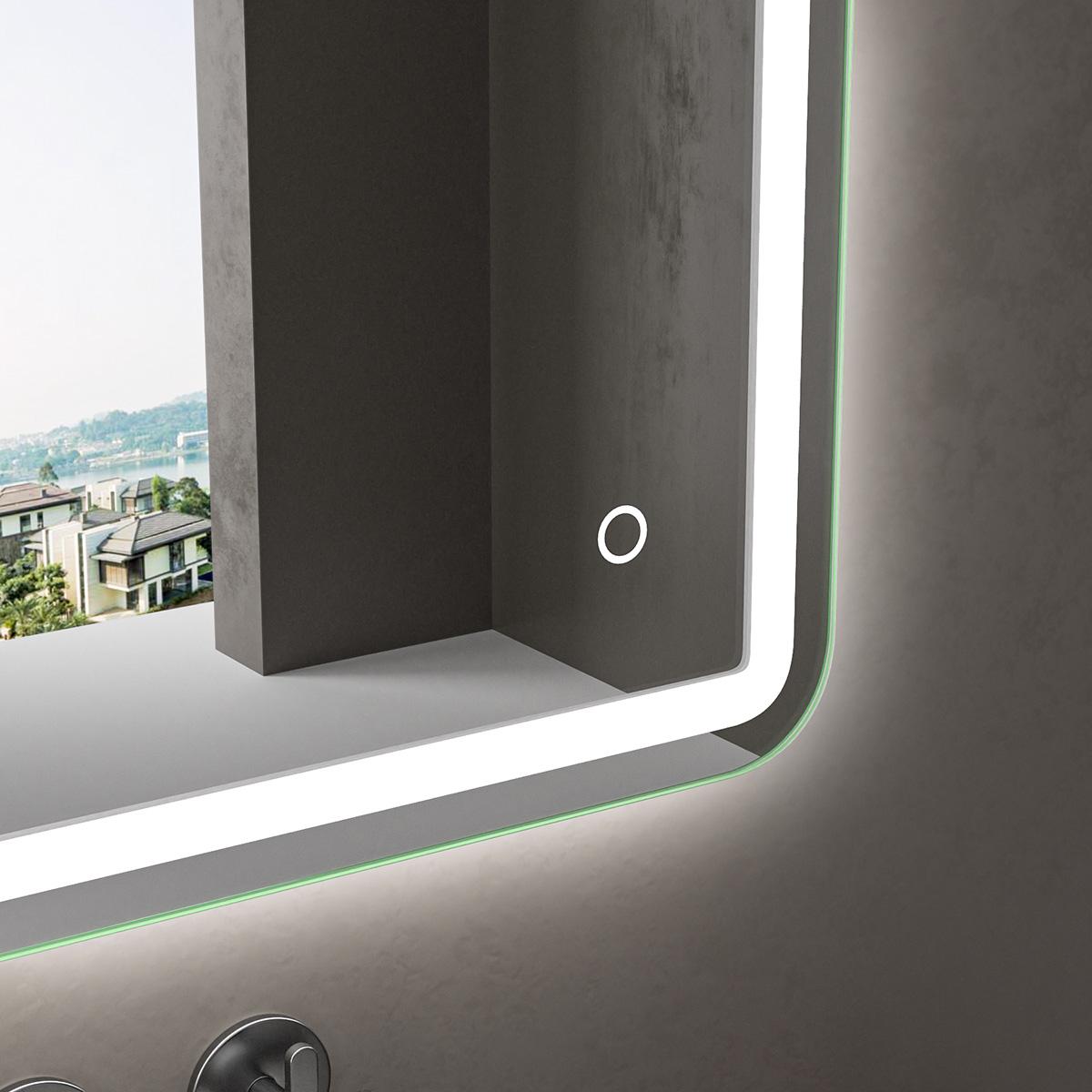 Espejo Lauren Con Luz Led Para Baño
