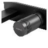 Monocomando Eos Plus Para Lavatorio a la Pared - Negro