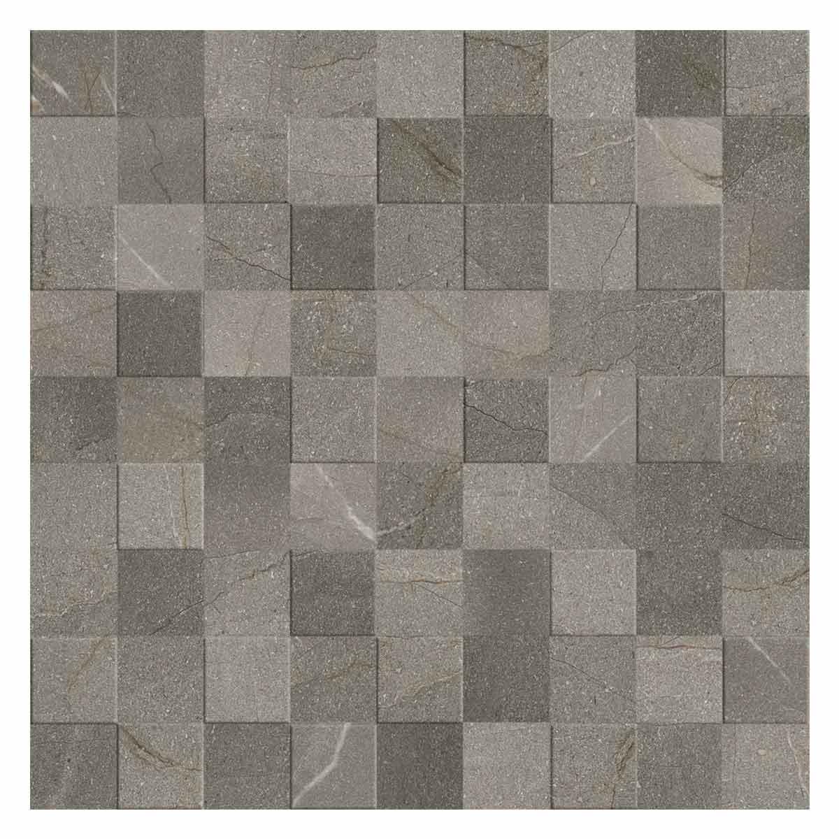 Porcelanato Simetria Gris Mate - 59X59 cm - 1.70 m2