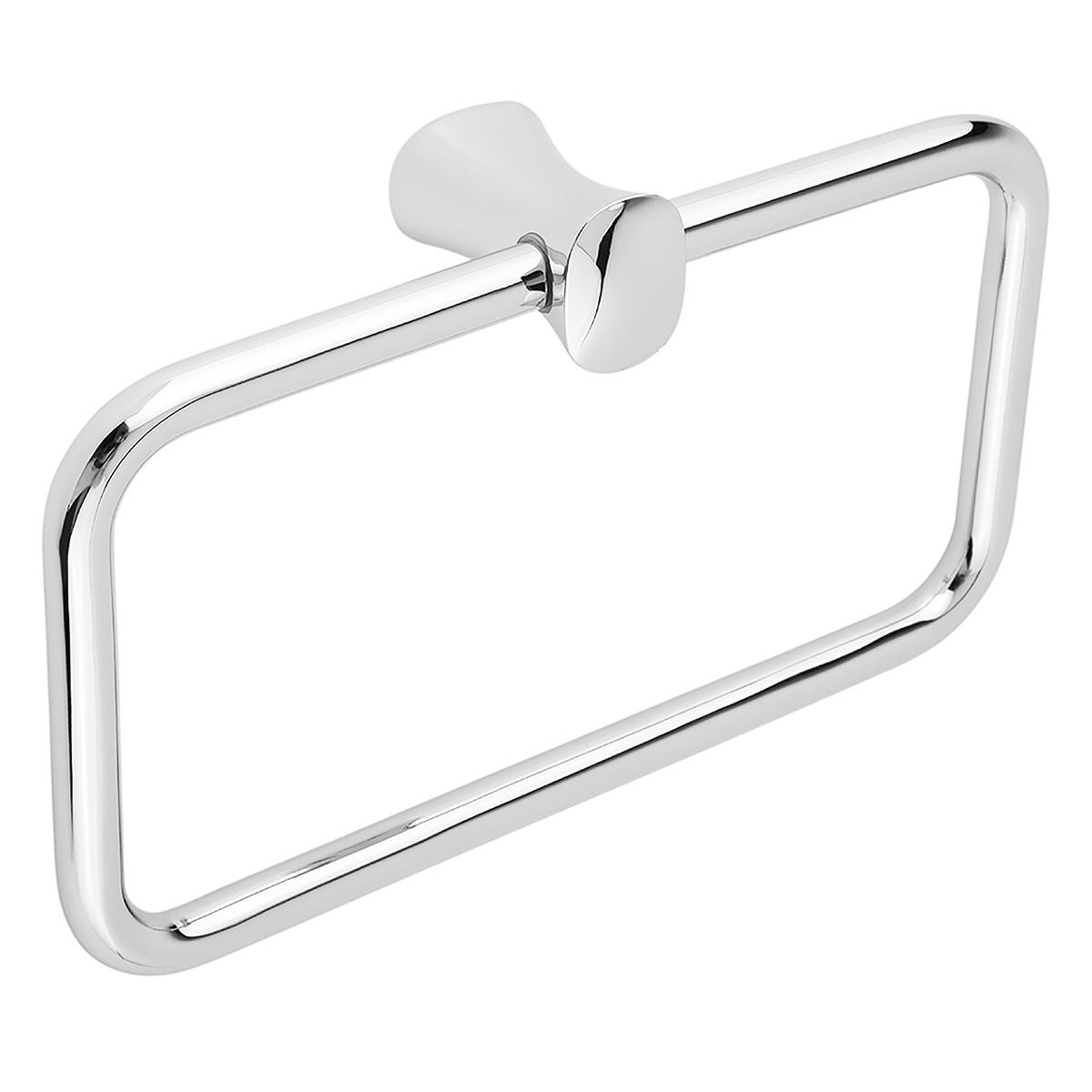 Toallero Argolla Cassia Para Baño - Plateado