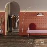 Porcelanato Travertino Moka Brown Natural - 80 x 160 cm - 1.28 m2