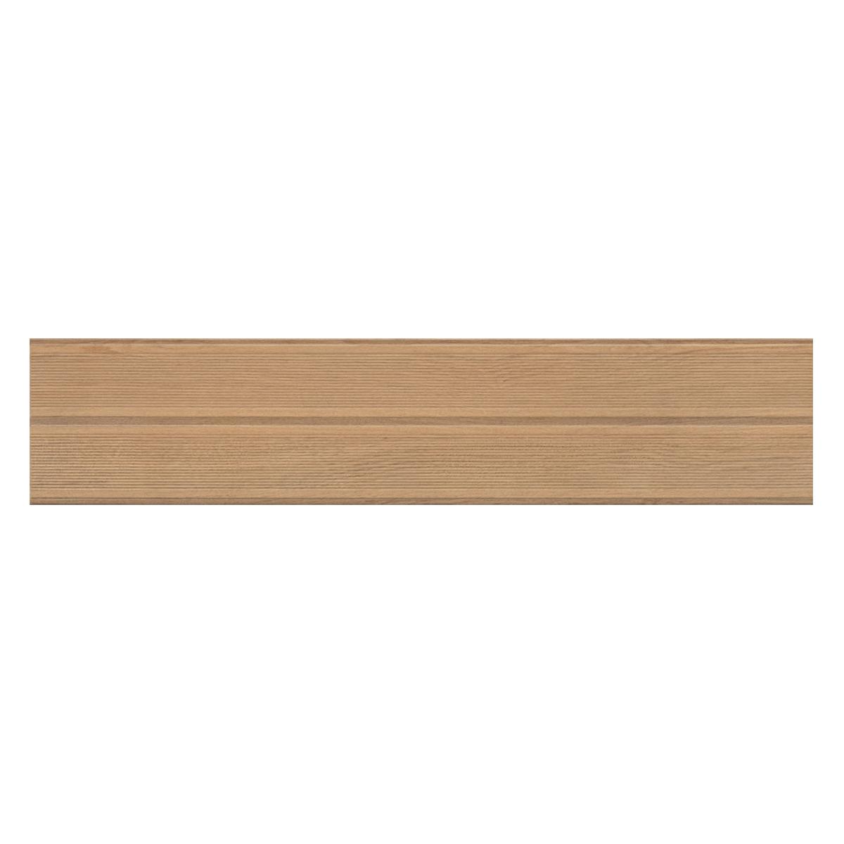 Porcelanato Bali Deck Camel Mate Rectificado - 19 x 90 cm - 1.54 m2