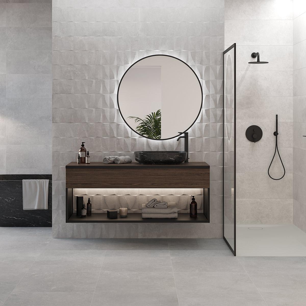 Mayólica Arduin Concept Gris Mate - 30X90 cm - 1.08 m2