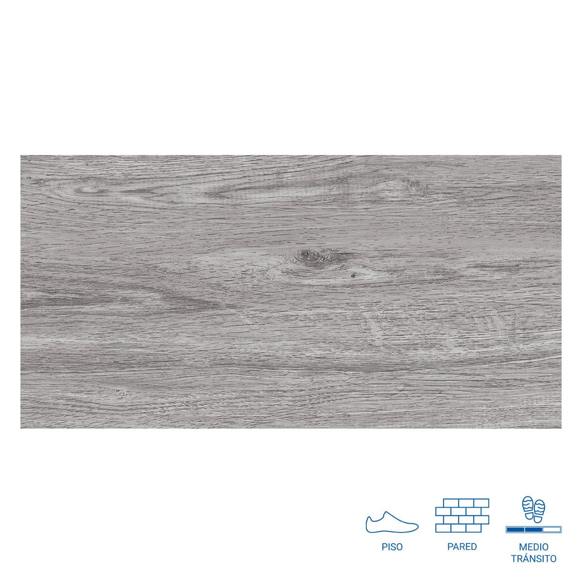 Piso Larice II MAD Grafito Mate - 30 x 60 cm - 1.80 m2