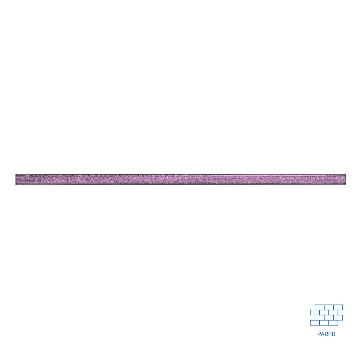 Lapiz Glitter Pink Rosado Brillante - 1X39 cm