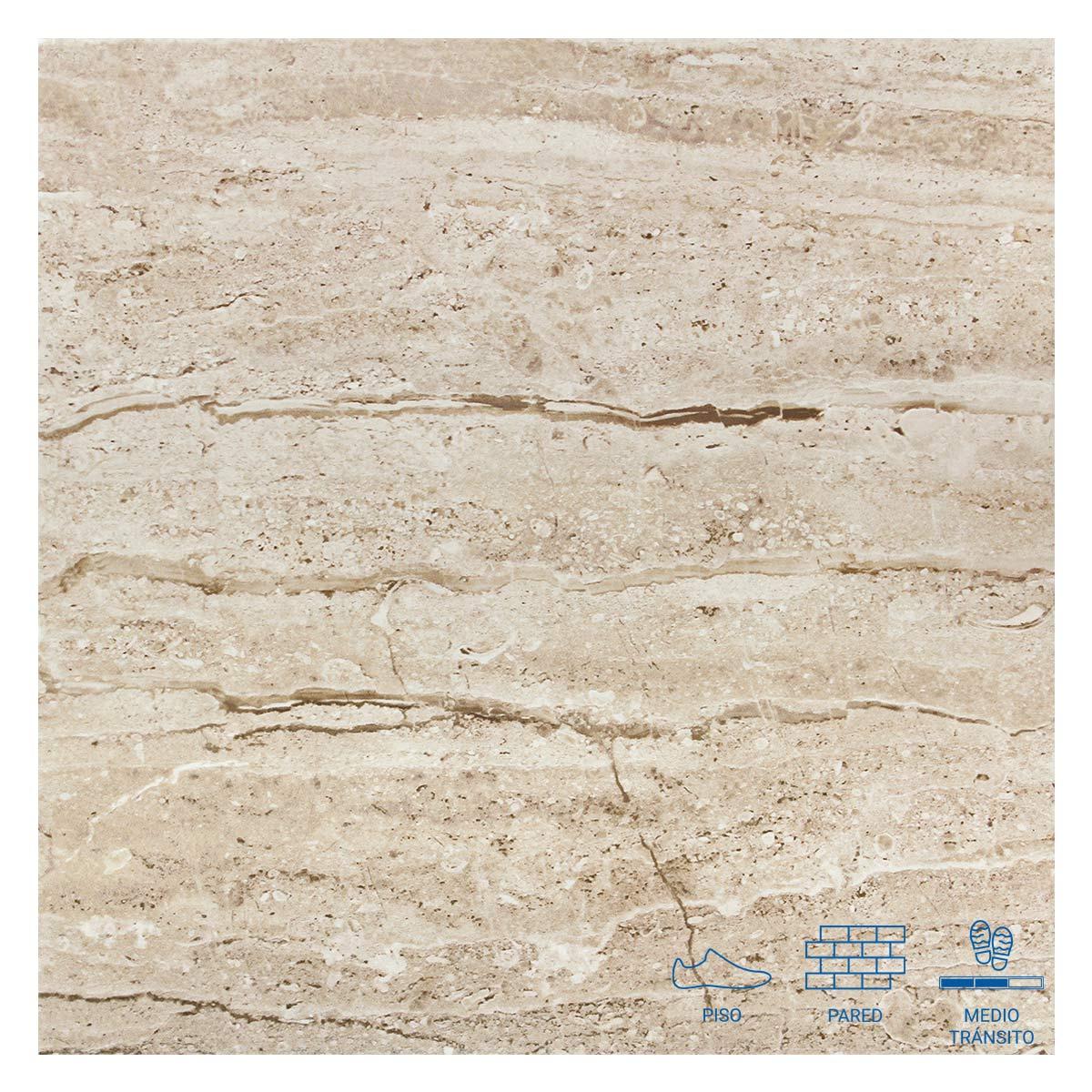 Piso Padua II Beige Brillante - 60X60 cm - 1.80 m2