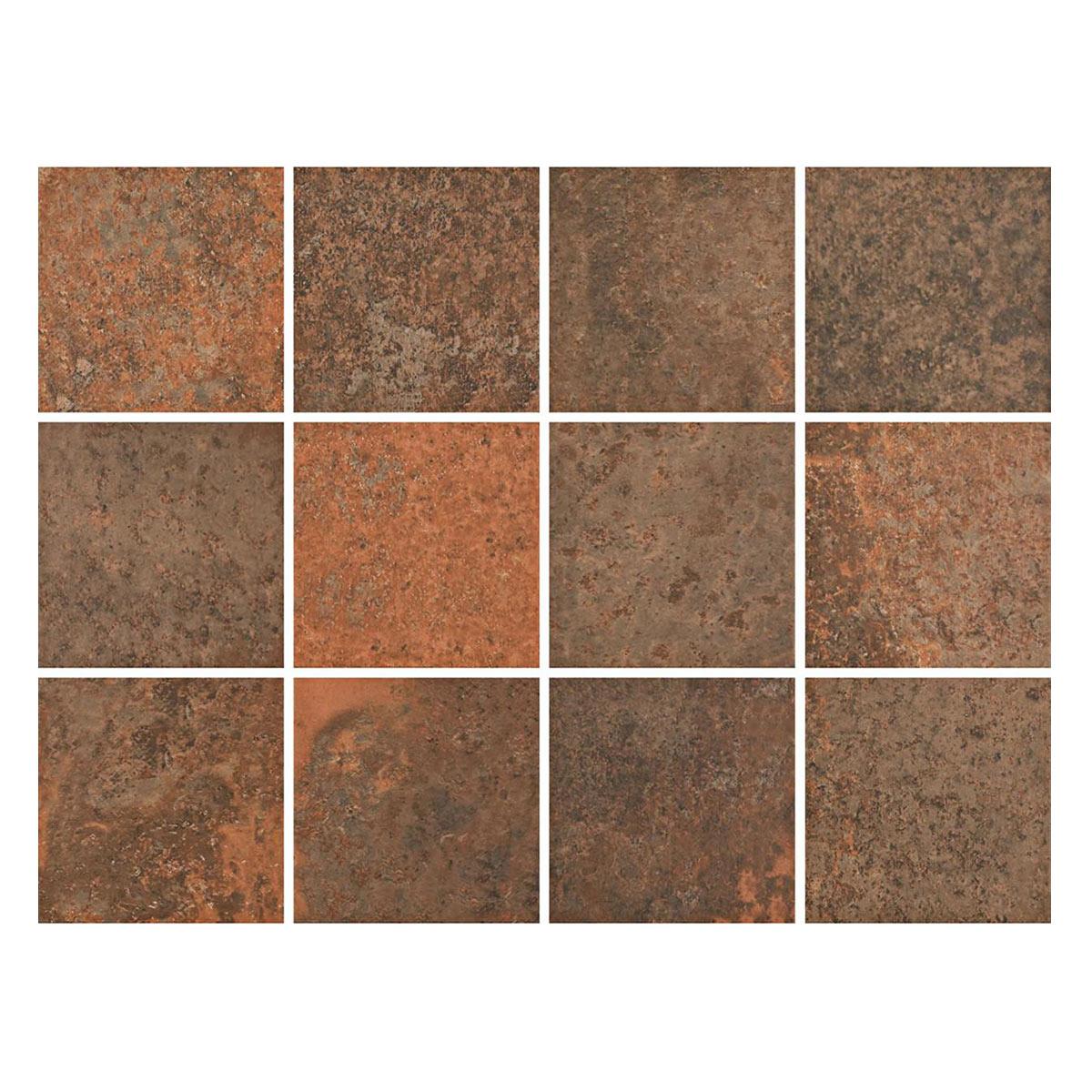 Gres Porcelanico Eliane Oxy Corten Mesh Mate Piscina 10X10 Caja 1.92 M2
