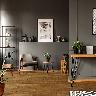 Porcelanato Banqueta Marrón Oscuro Mate - 20.2X86.5 cm - 1.40 m2