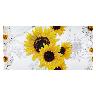 Inserto Girasol Beige Brillante - 27X45 cm