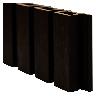 Wall Panel Exterior Rose Wood Marrón Oscuro - 21.9X290 cm