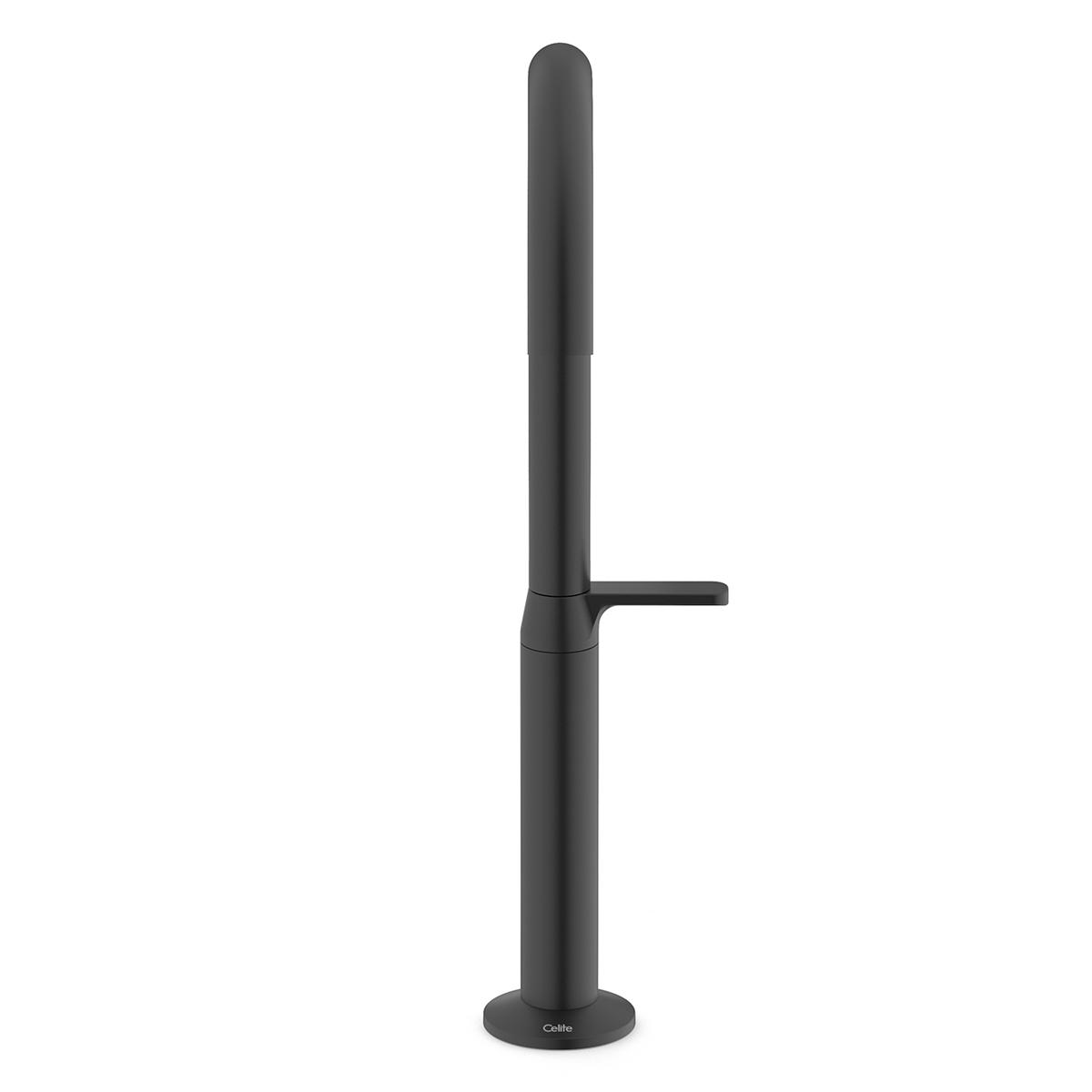 Llave Design Para Lavatorio Pico Alto - Negro