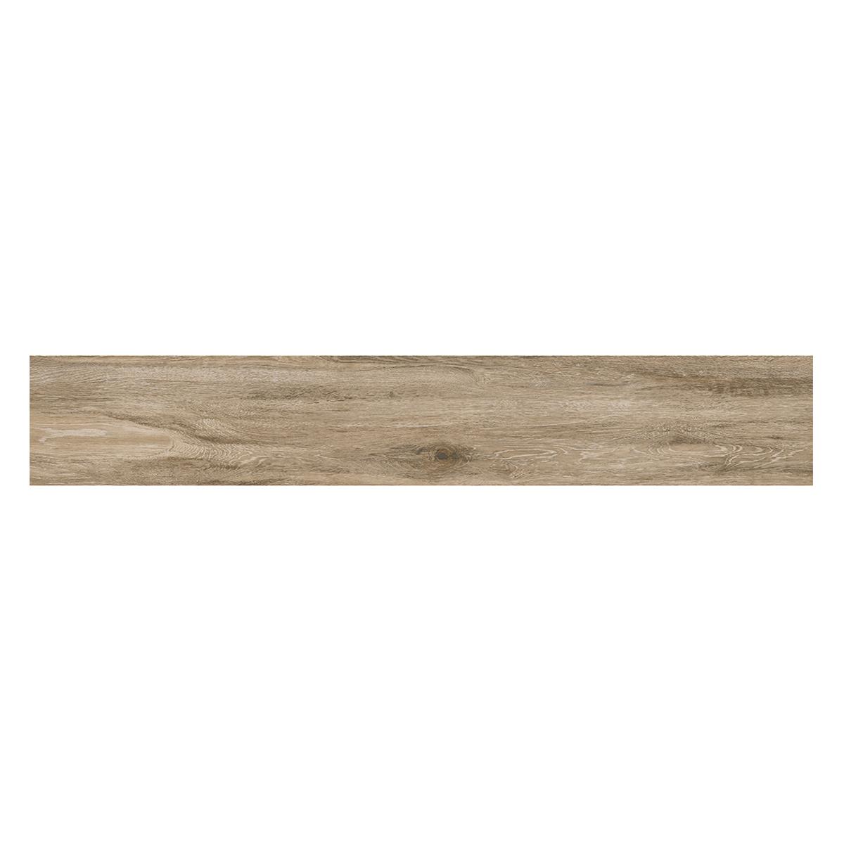 Gres Porcelánico Maderato Almendro Marrón Mate - 19X118 cm - 1.34 m2