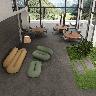 Porcelanato Emil Ceramica Portland Stone Lines Anthracite Mate Rect. Dest. 60X120 Caja 1.44 M2