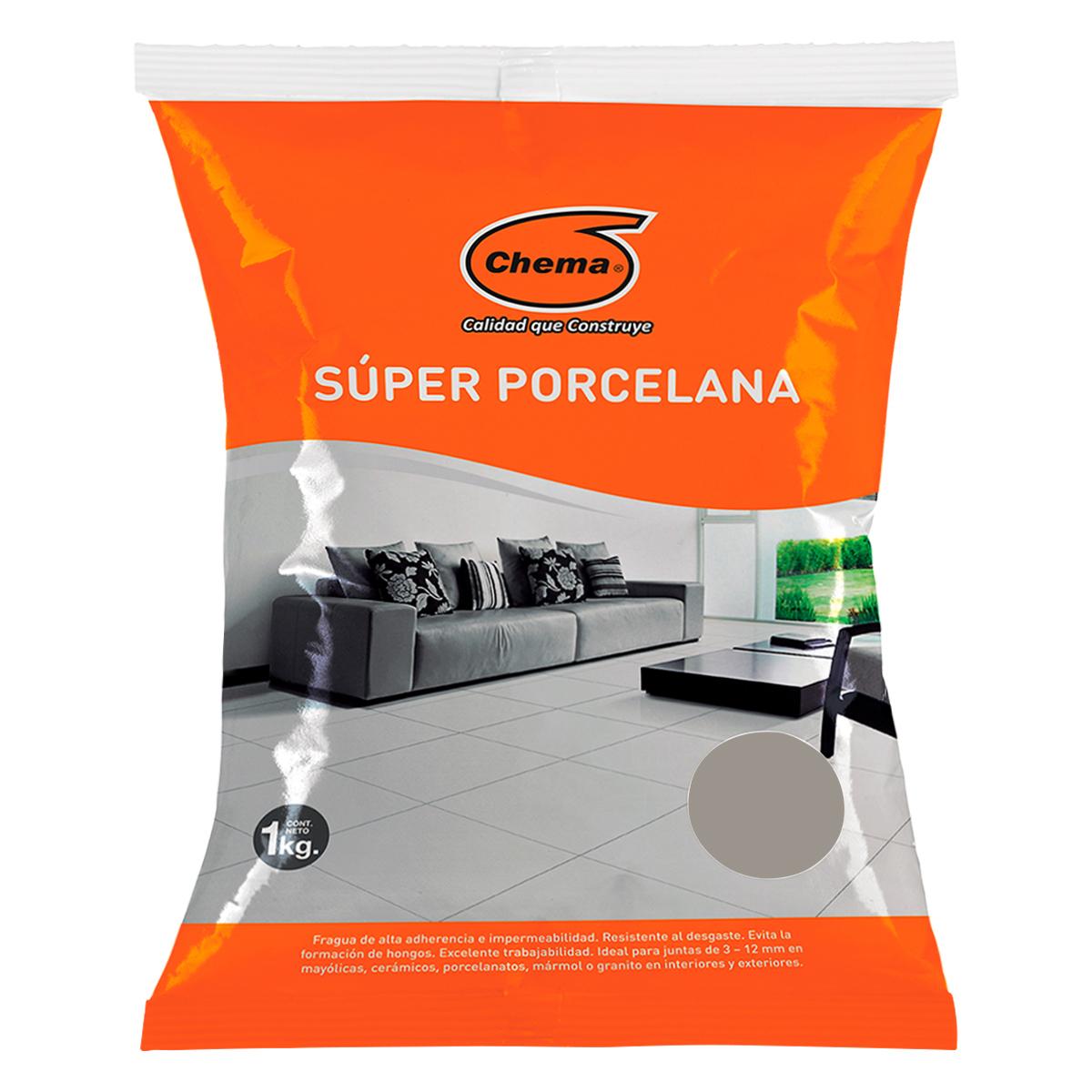 Super Porcelana Avellino 1KG - Gris